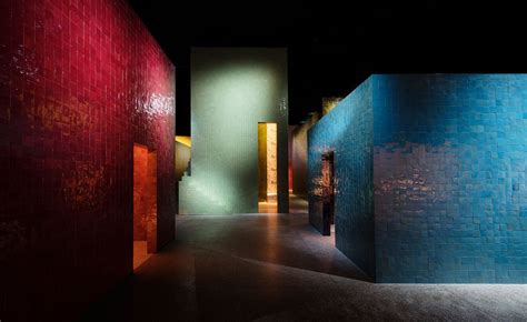 Hermès brings colour Salone del Mobile with zellige houses.